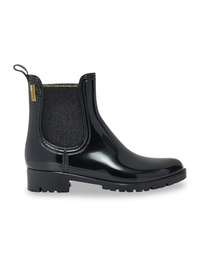 Bottines de pluie Les Tropeziennes NEA Noir Doré Femme|LBQZ-44005751